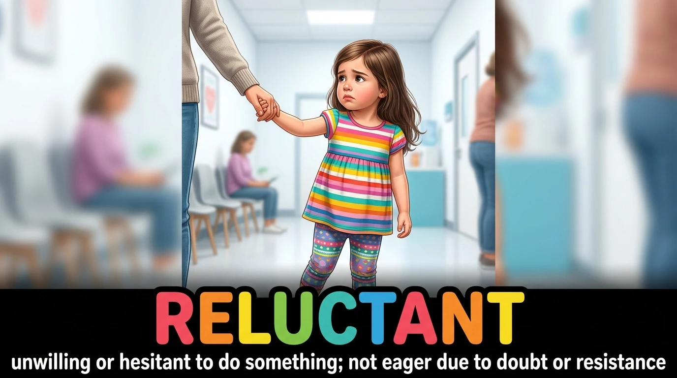 English Illustration for reluctant